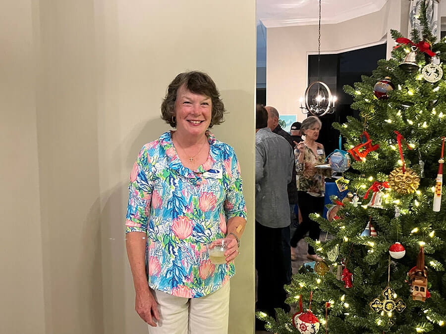 Hostess Ellen at DWC Marco Holiday Party 2022